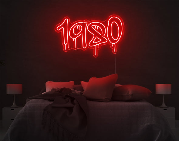 1980 LED Neon Sign