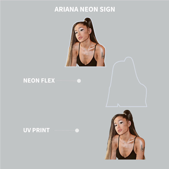 Ariana Grande Neon Art