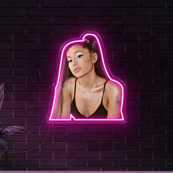 Ariana Grande Neon Art