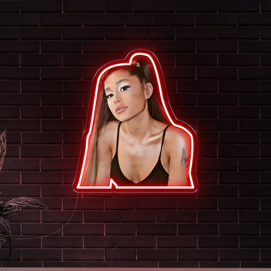 Ariana Grande Neon Art