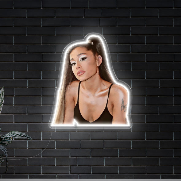 Ariana Grande Neon Art