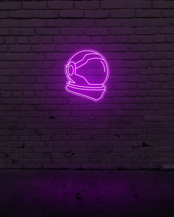 Astro Head LED neon sign