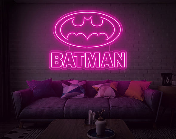 Batman Logo Neon Sign