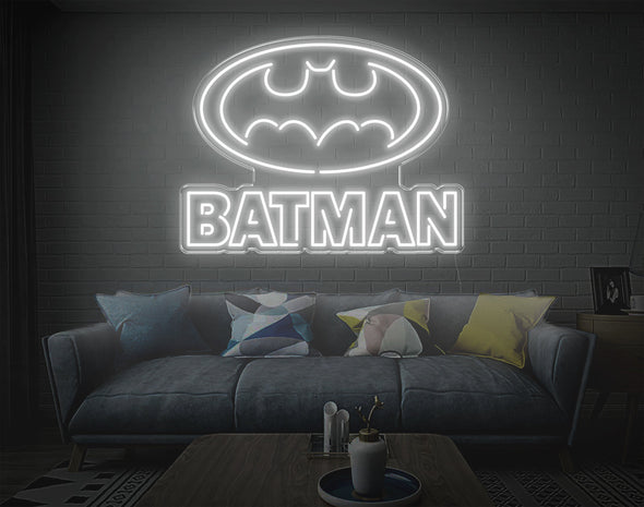 Batman Logo Neon Sign