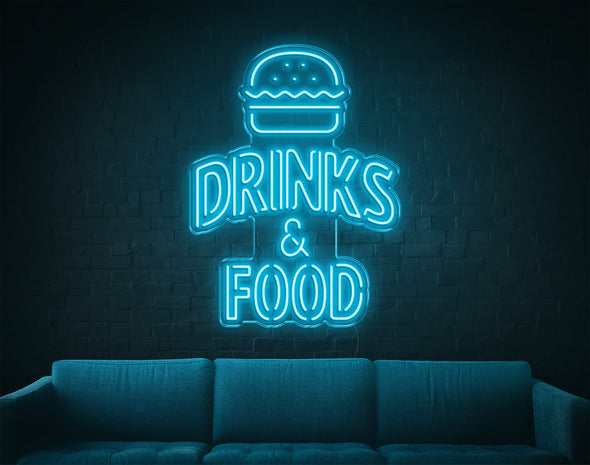 Drinks & Food LED Neon Sign