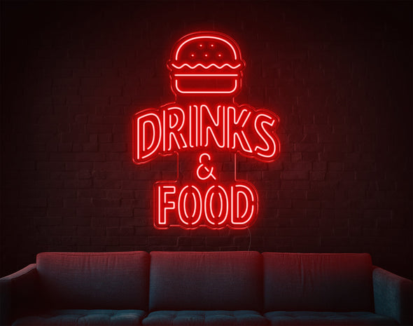 Drinks & Food LED Neon Sign