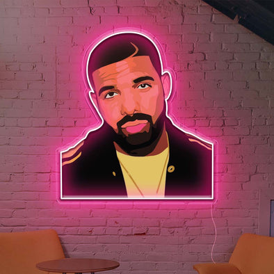 Drake Neon Art