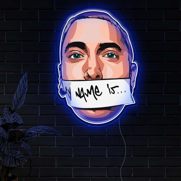 Eminem Neon Art