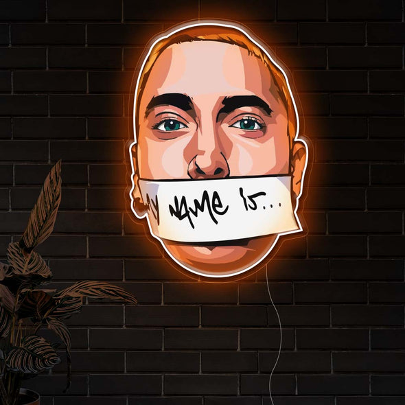 Eminem Neon Art