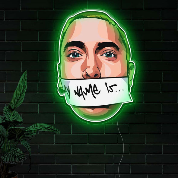 Eminem Neon Art