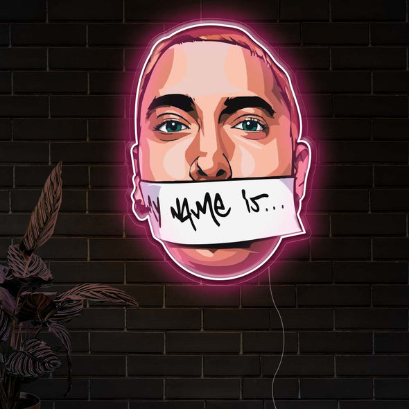 Eminem Neon Art