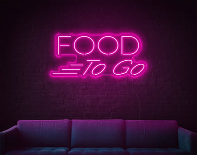 Food To Go LED Neon Sign