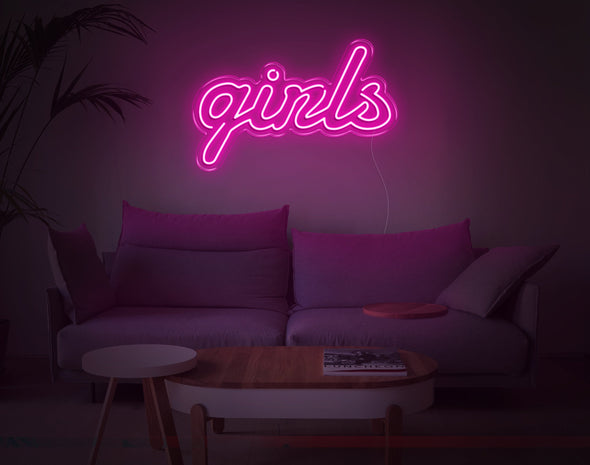 Girls LED Neon Sign