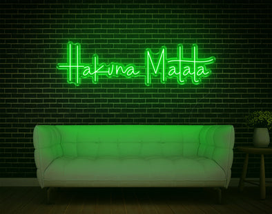 Hakuna Matata V1 LED Neon Sign