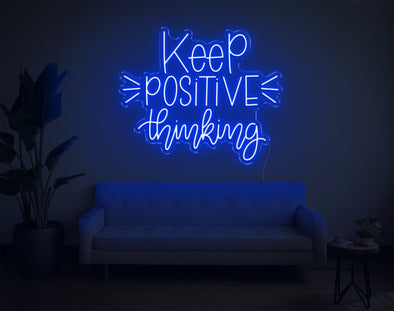 Keep Positive Thinking LED Neon Sign