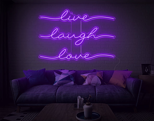 Live Laugh Love LED Neon Sign