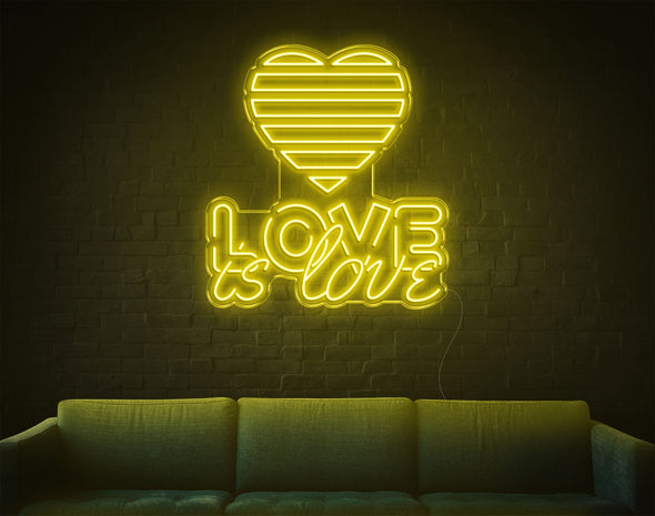 Love Is Love LED Neon Sign