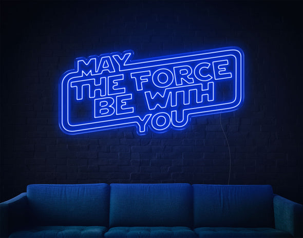 May The Force Be With You LED Neon Sign