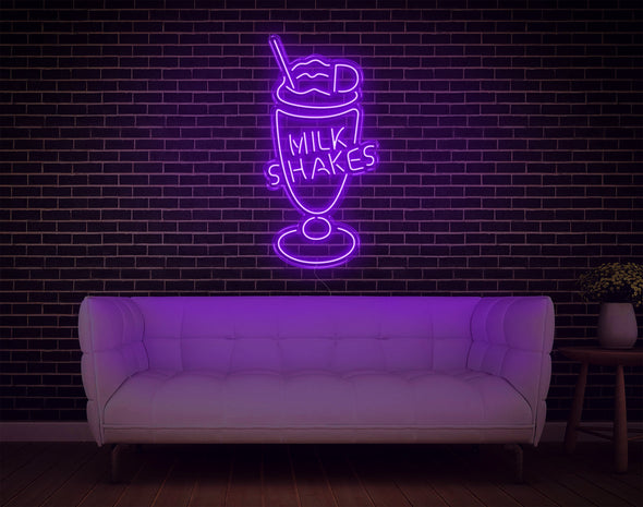 Milk Shakes LED Neon Sign