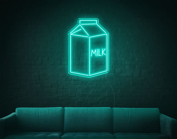 Milk LED Neon Sign