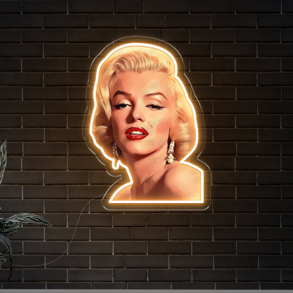 Marilyn Monroe Neon Art