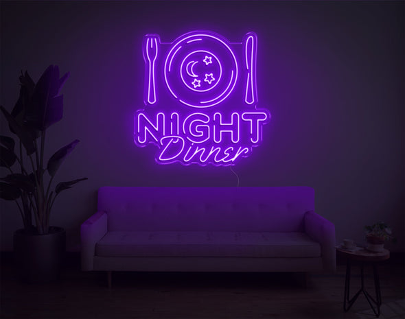 Night Dinner LED Neon Sign
