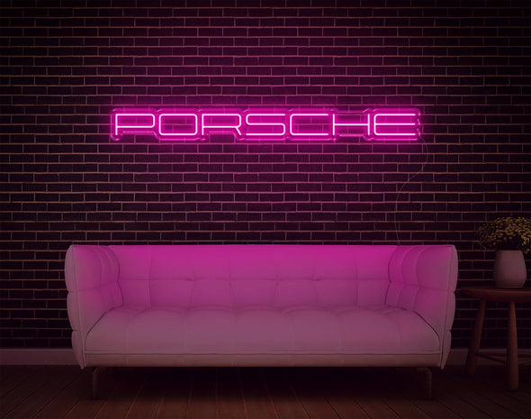 Porsche LED Neon Sign