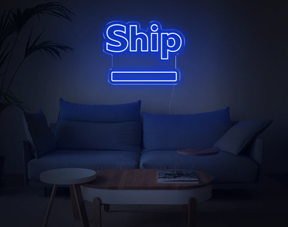 Ship LED Neon Sign