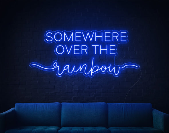 Somewhere Over The Rainbow LED Neon Sign