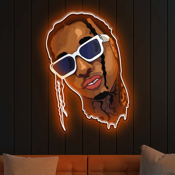 Tyga Neon Art