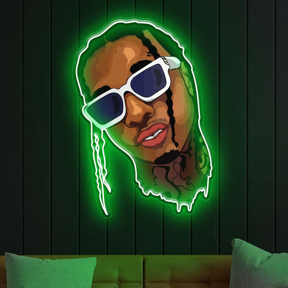 Tyga Neon Art