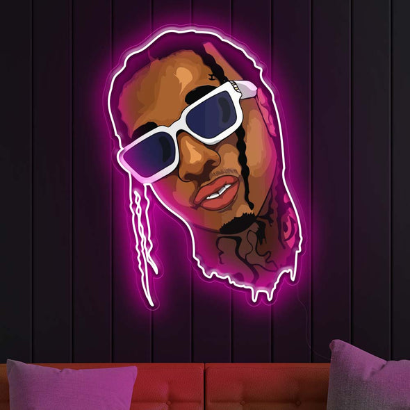 Tyga Neon Art