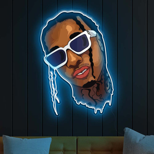 Tyga Neon Art