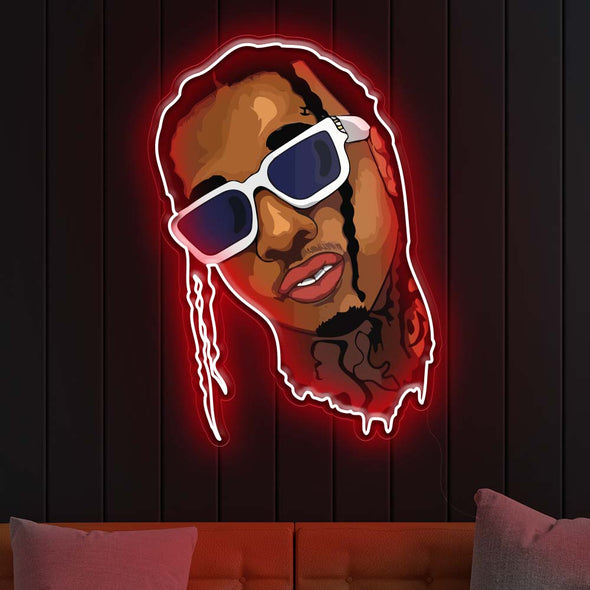 Tyga Neon Art