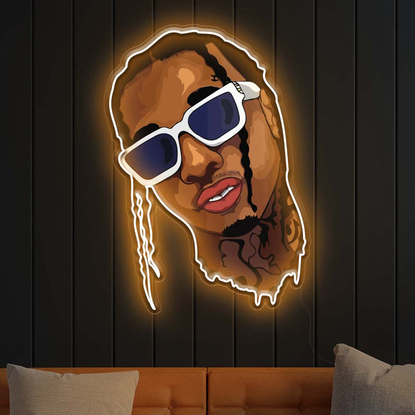 Tyga Neon Art