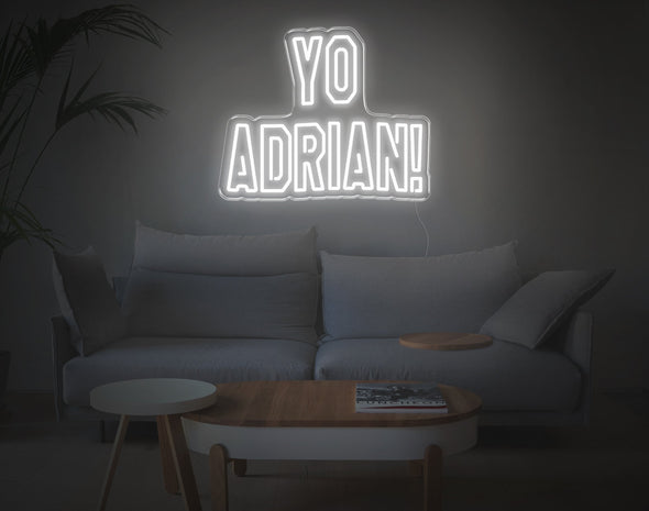 Yo Adrian! LED Neon Sign